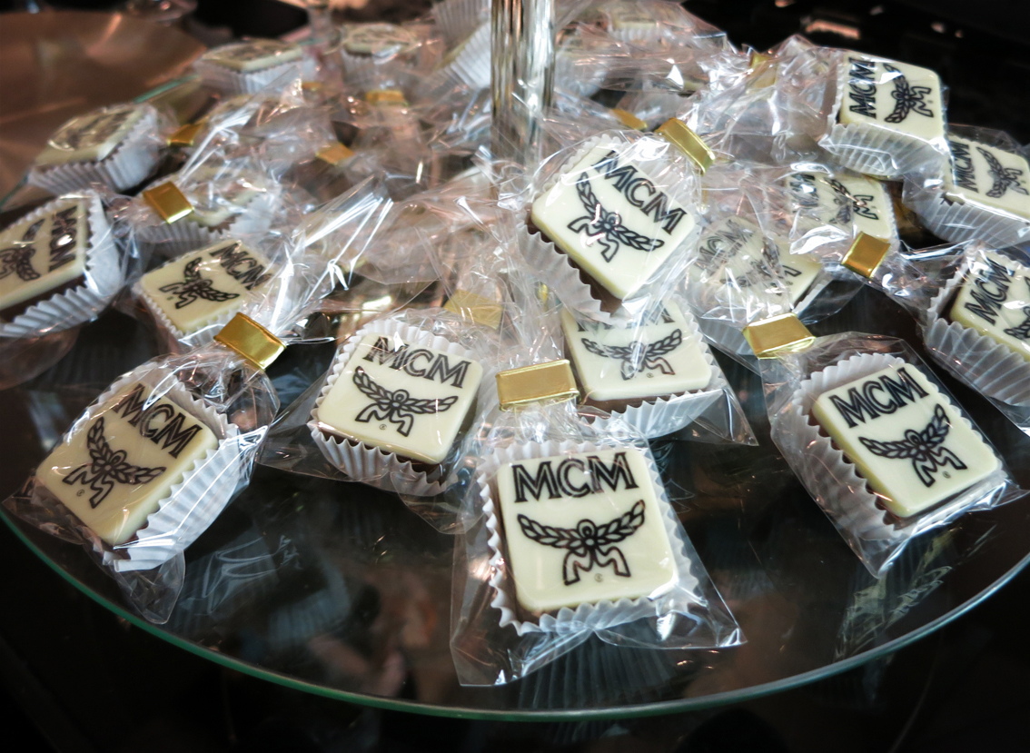 MCM logo chocolates