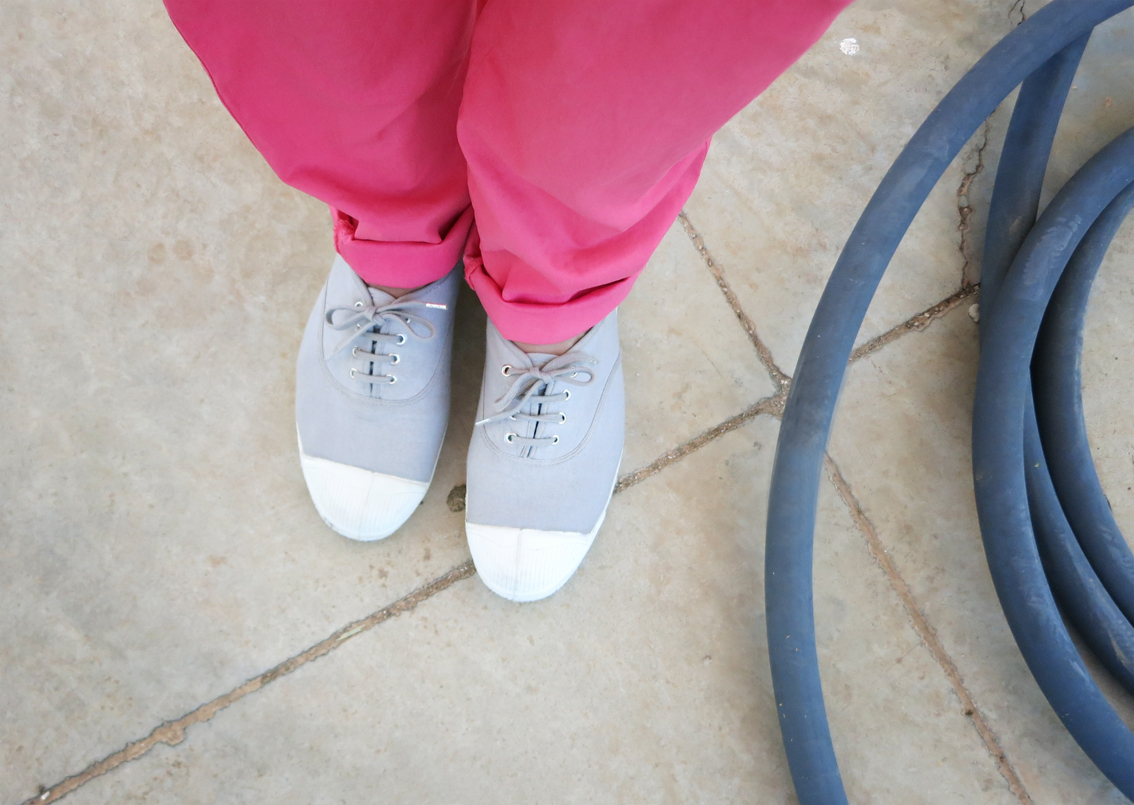 Bensimon gray tennis shoes