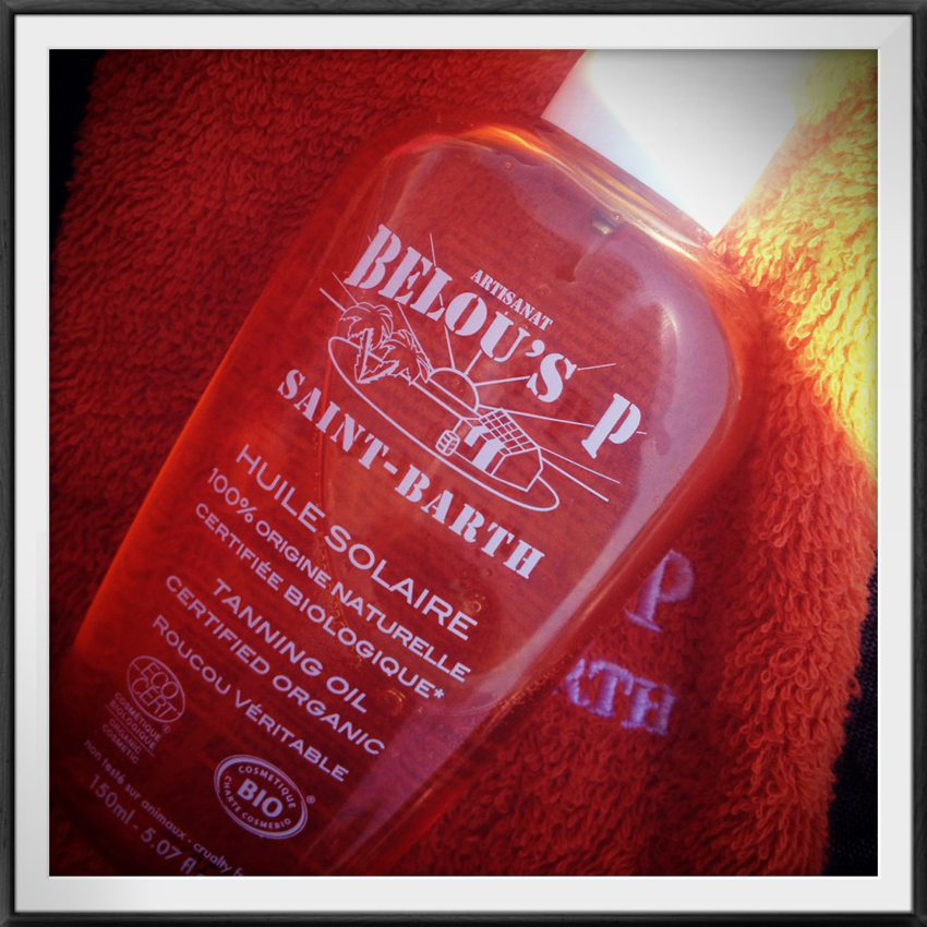 Saint Barth tanning oil