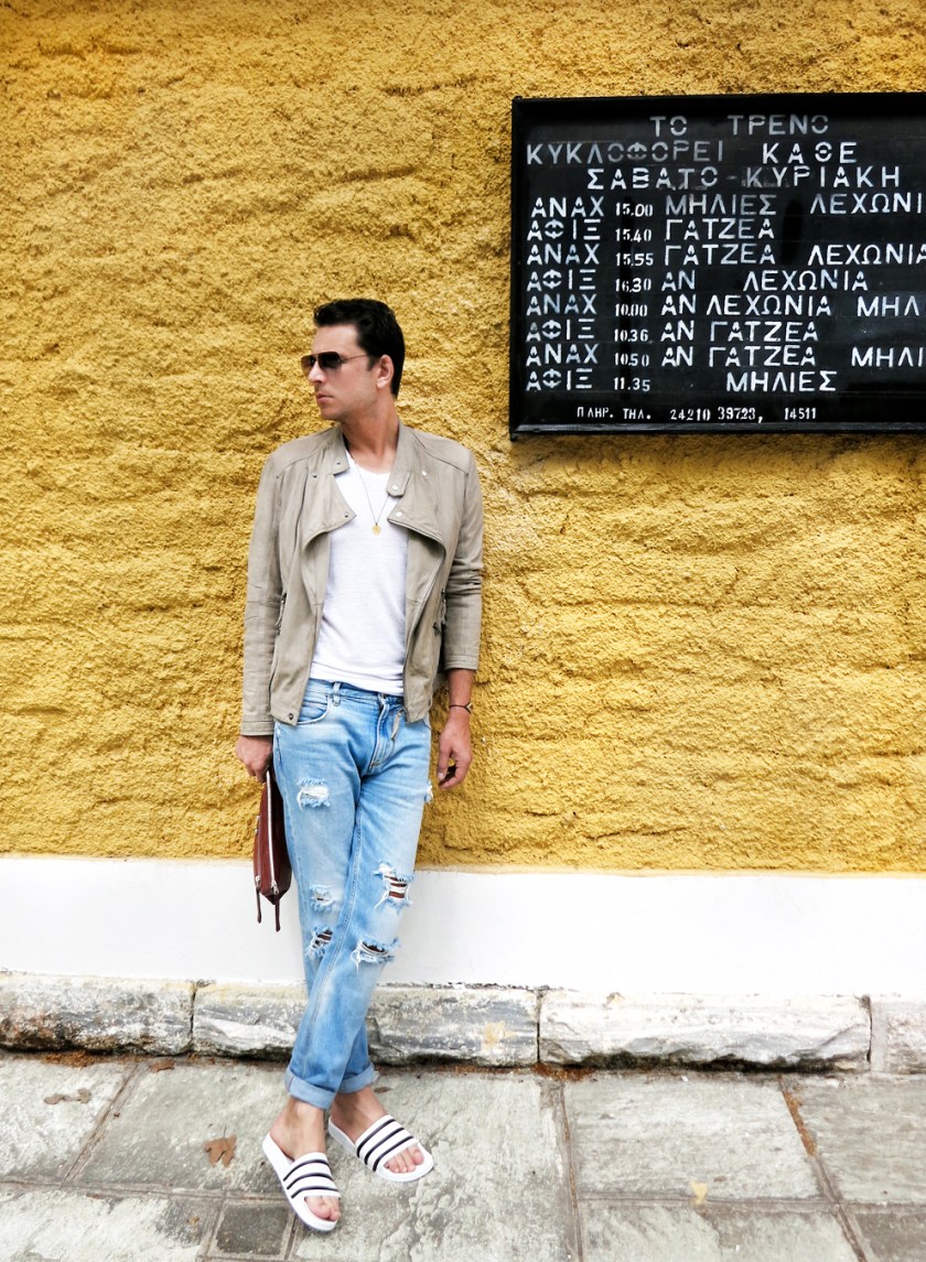 barefoot at the station