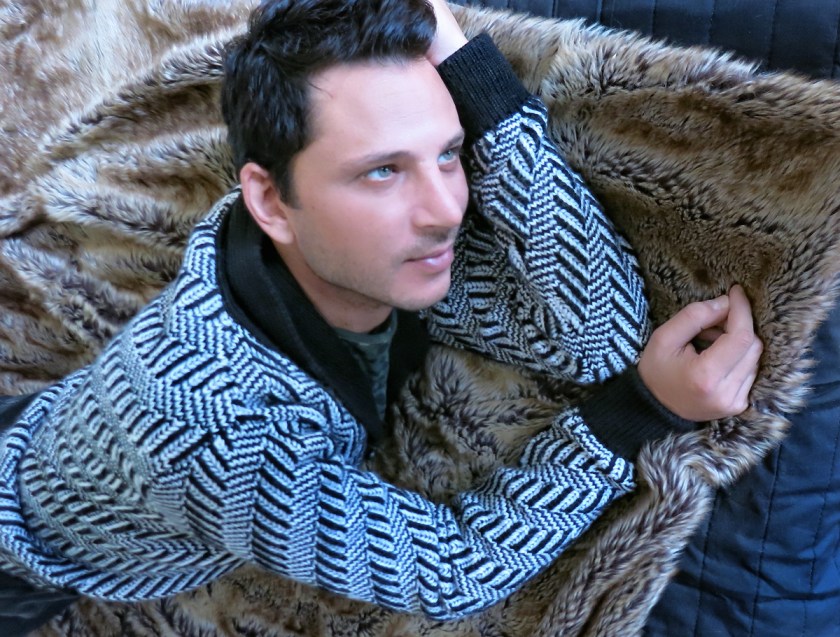 antony_morato_black_and_white_cardigan